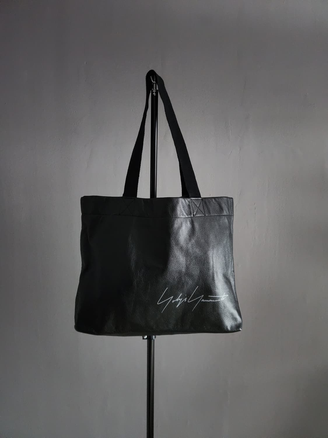 요지야마모토 레더 토트백 상품이미지1