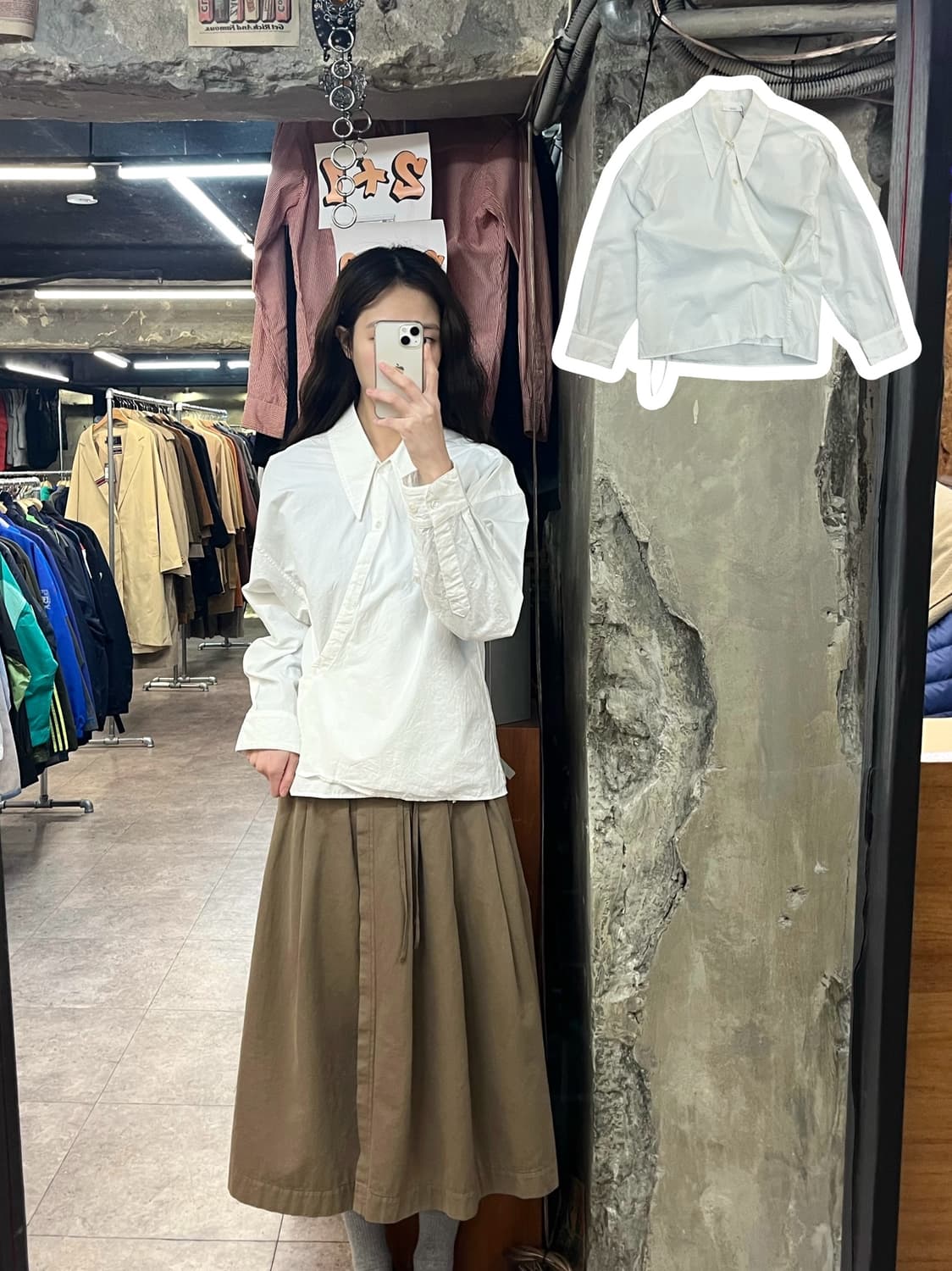 빈티지 셔츠 화이트 #csz3142 상품이미지1