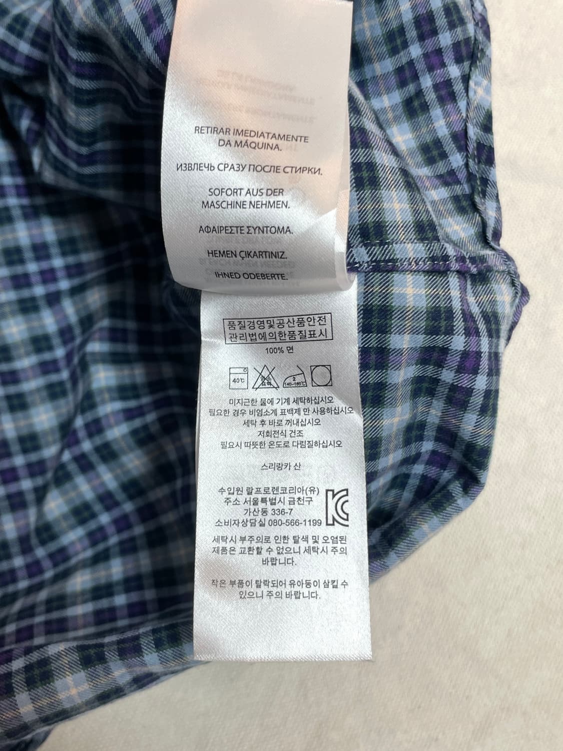 폴로 체크 셔츠  상품이미지8