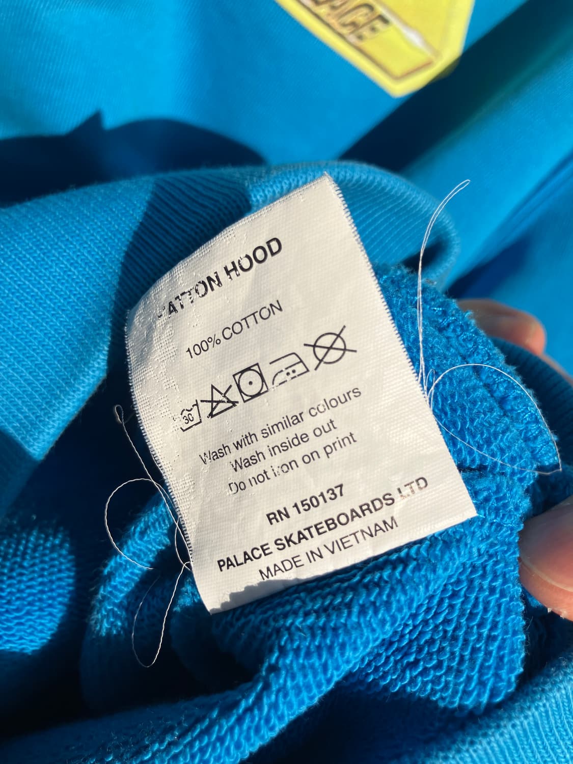 팔라스 스케이트보드 블루 트라이퍼그 후드 L 상품이미지6