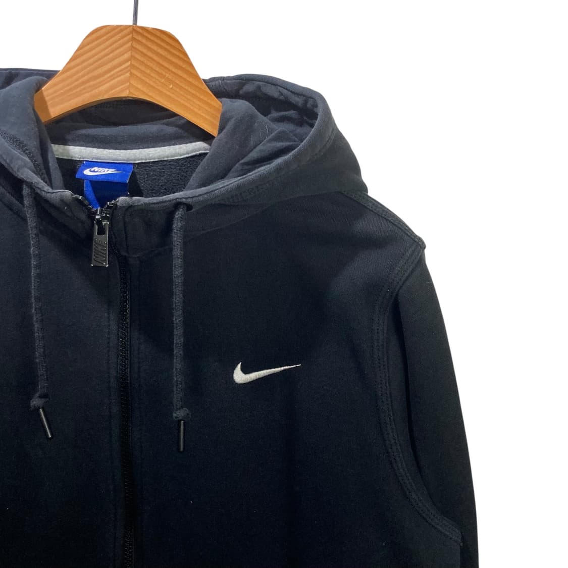 나이키 스우시 블랙 후드집업 상품이미지3