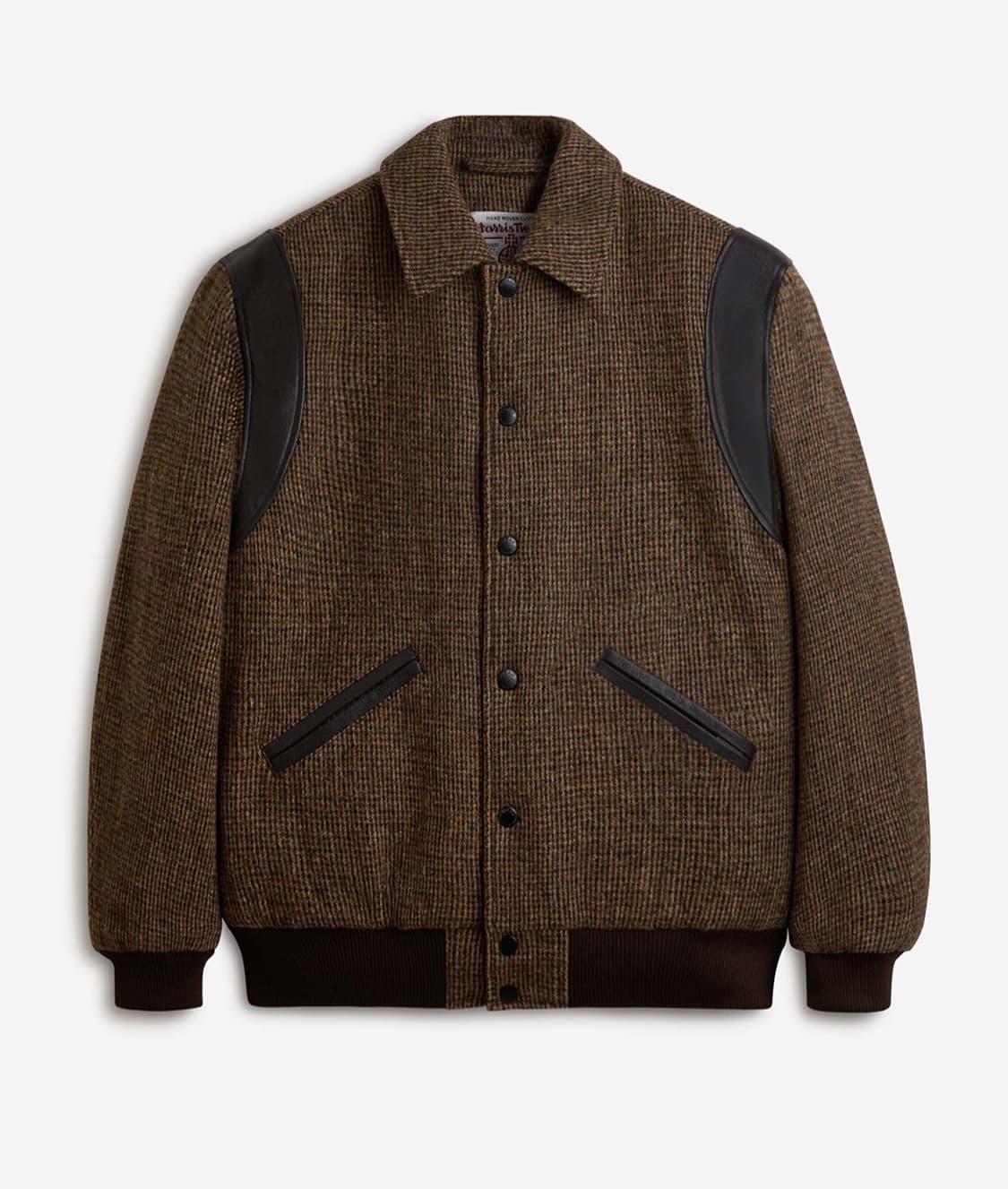 (새상품) 후아유 해리스트위드 바시티 자켓 WHJJD4T92U 상품이미지1