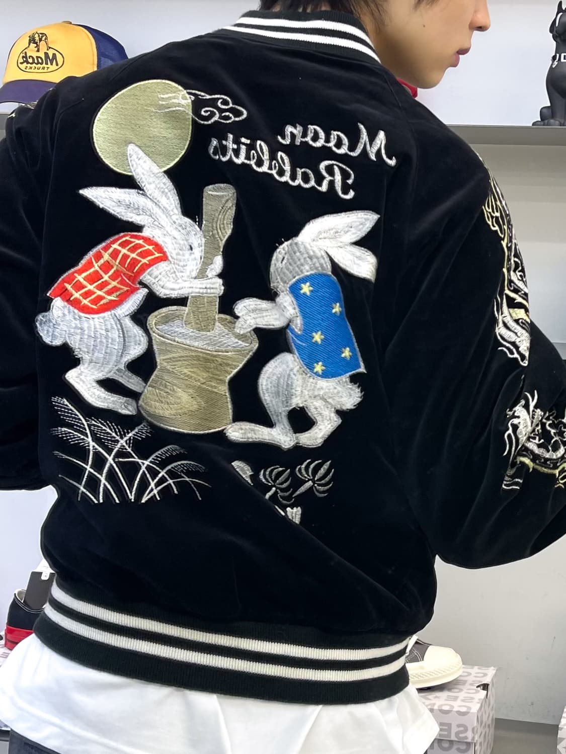 호시히메 문 래빗 벨벳 스카쟌 상품이미지3