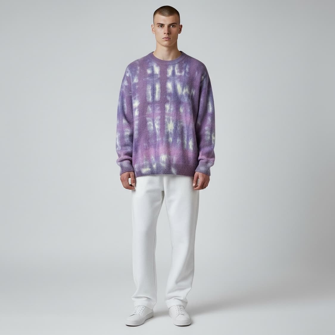 [XL] Beslow 비슬로우 타이다이 라운드 니트 상품이미지2