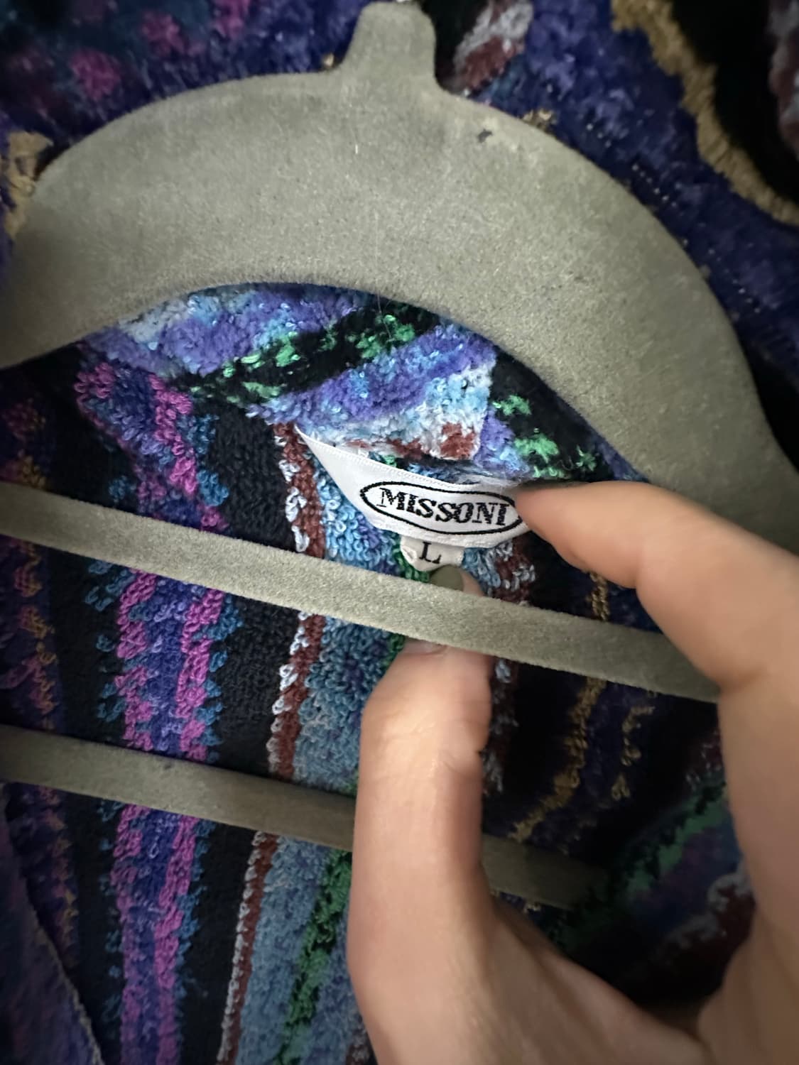 미쏘니 샤워 가운 로브 L 남여공용 남자사이즈 새상품 상품이미지4