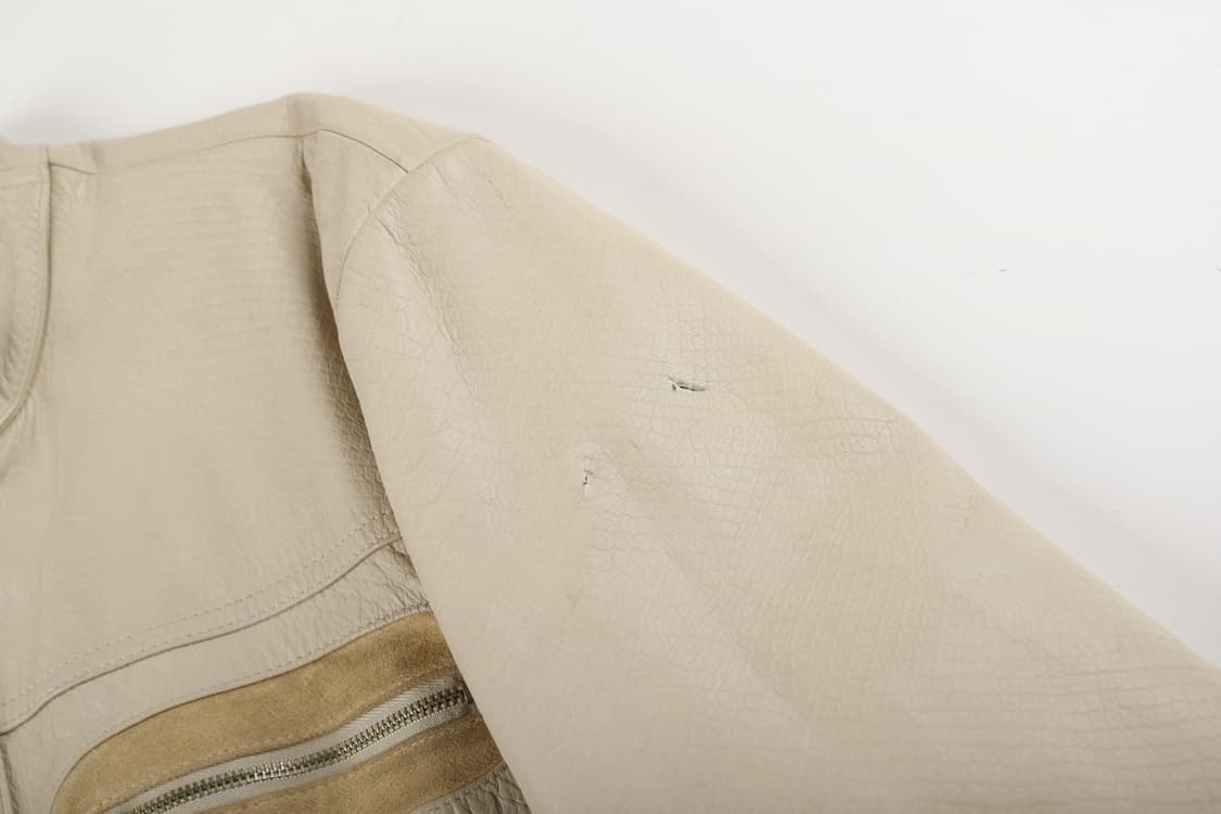 [L] 인터메조 염소가죽 바이커 자켓 상품이미지3