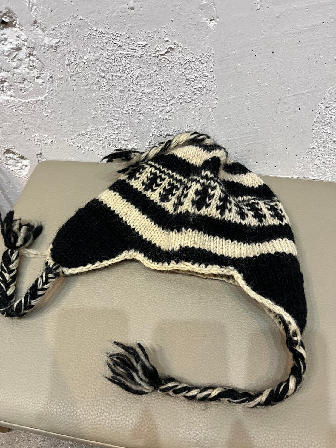 핸드메이드 울 이어플랩 모자  상품이미지2