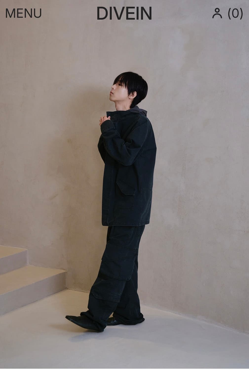 다이브인 etce 워시드 코튼 필드자켓 상품이미지1