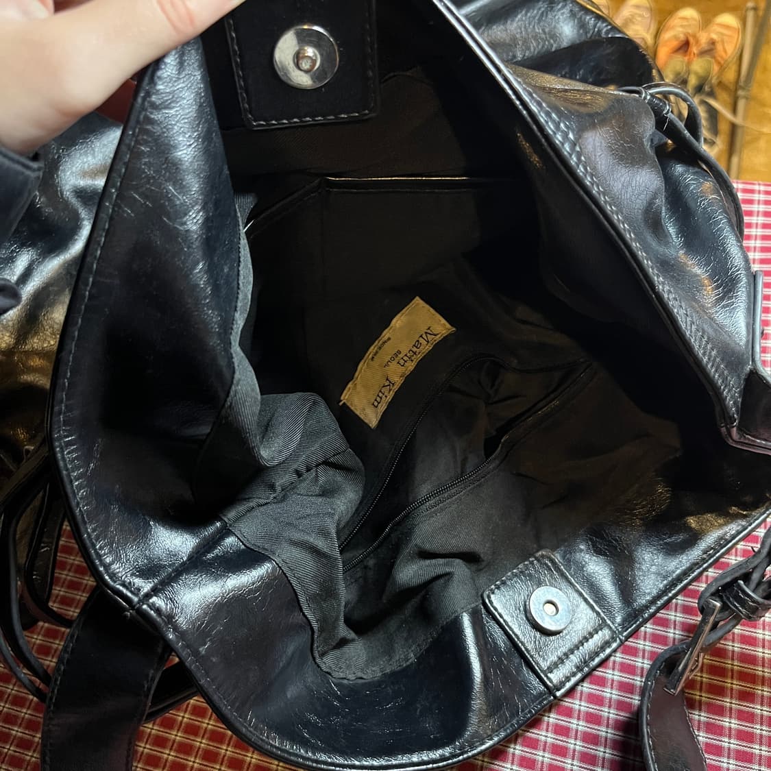 마뗑킴 레더 가죽 크로스백 상품이미지10