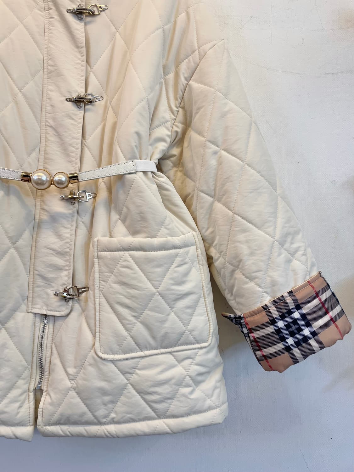 수입 퀼팅자켓 퀼팅패딩 누빔자켓 누빔패딩:) 상품이미지2