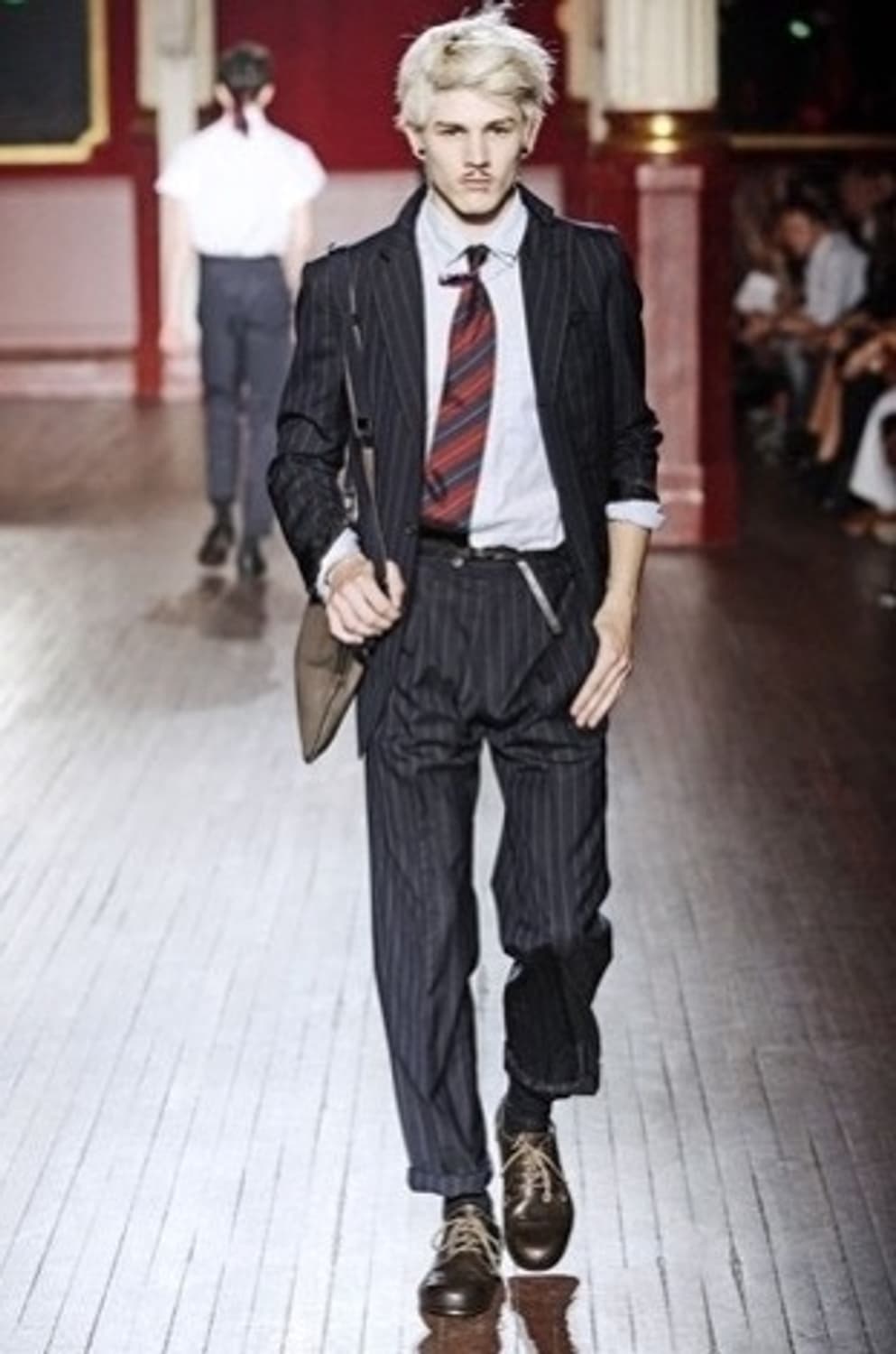 [270] 랑방 lanvin 플레인토 카프스킨 하이 더비슈즈 상품이미지10