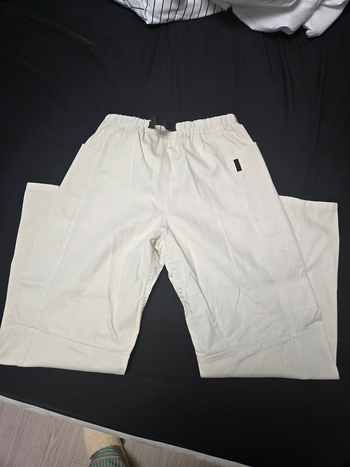 그라미치 보이저 팬츠 M 그레이지(아이보리) 새상품 판매 상품이미지3