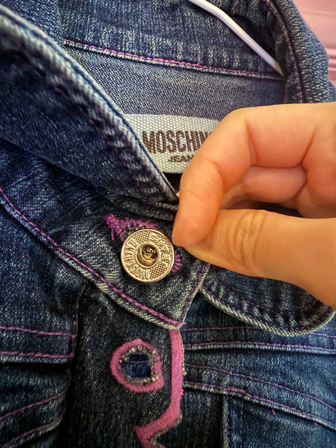 모스키노 진스 자켓/ moschino jeans denim jacket 상품이미지3