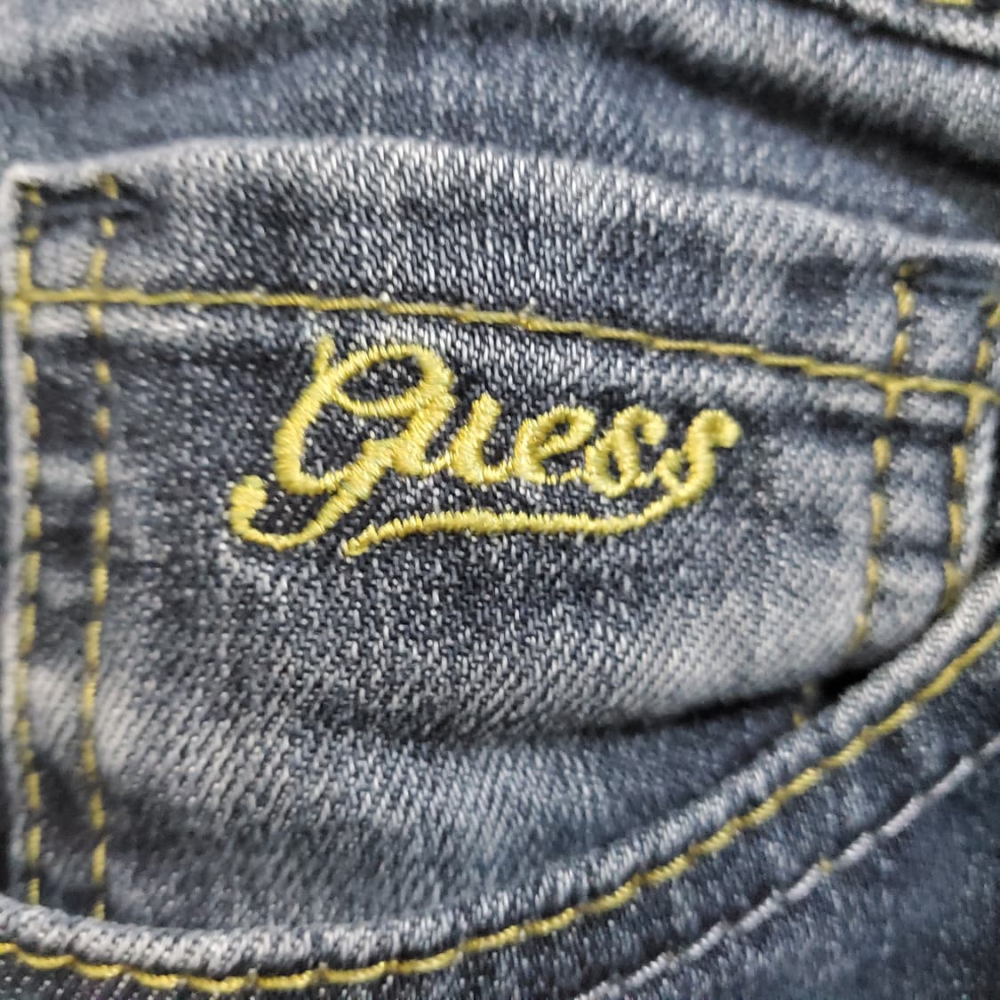 게스 금장 데님 청바지  상품이미지3