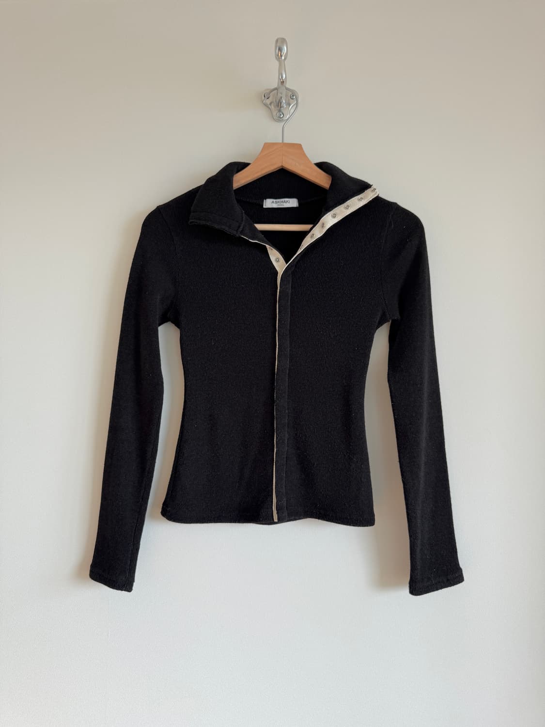 애즈카키(ASKHAKI) 풀버튼업 져지 상품이미지1