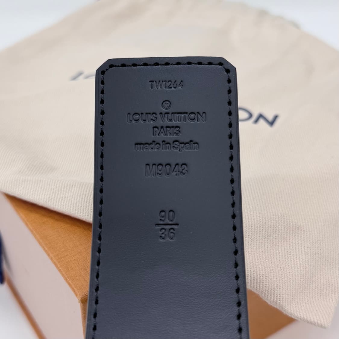 [미사용/40mm] 루이비통 이클립스 LV 리버서블 양면 벨트 상품이미지6