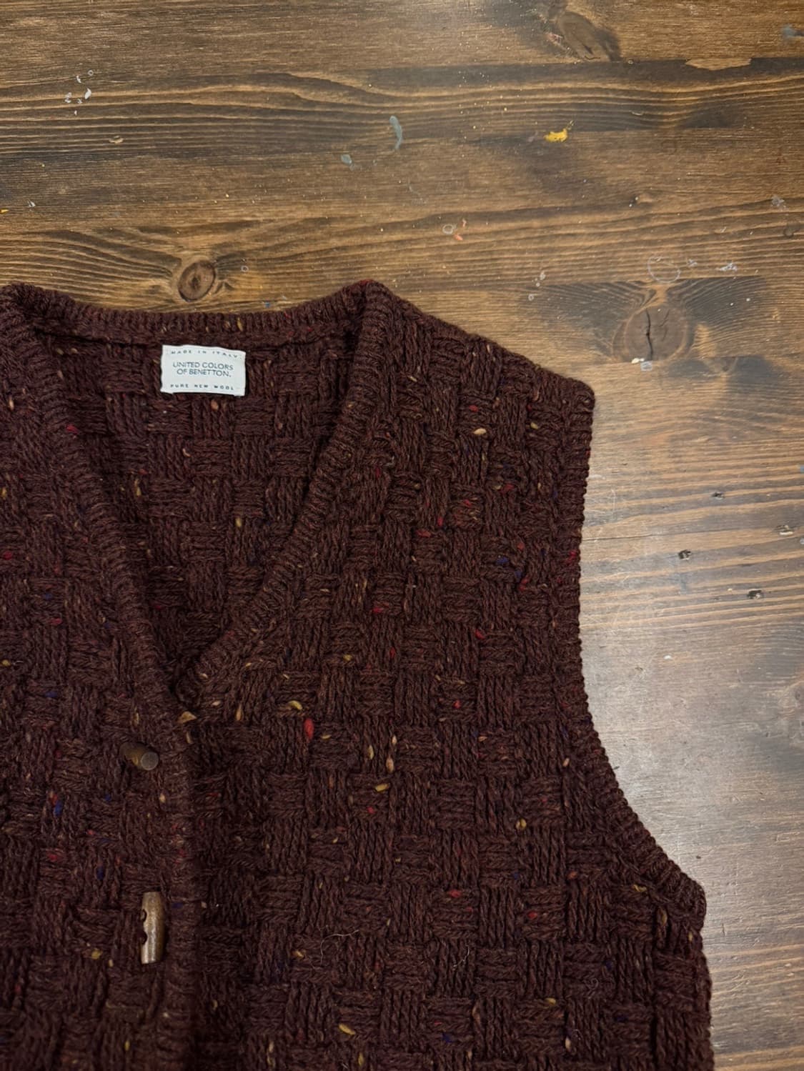 베네통 니트 베스트 55~66 상품이미지7