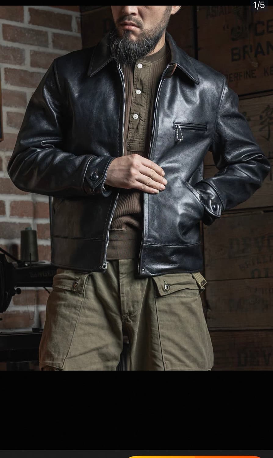 브론슨 말가죽 자켓 판매 ,교환 상품이미지1