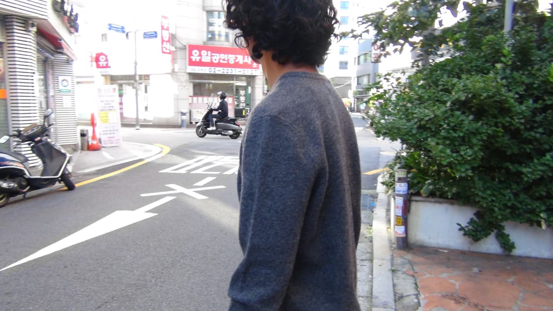 폴로 램스울 v넥 니트 xl 상품이미지2