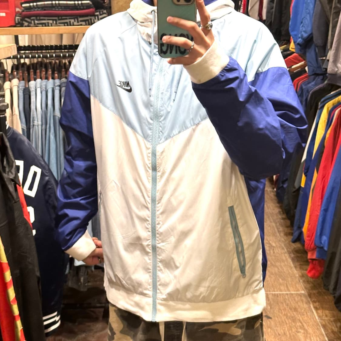[HI] 나이키 바람막이 스카이블루 상품이미지3