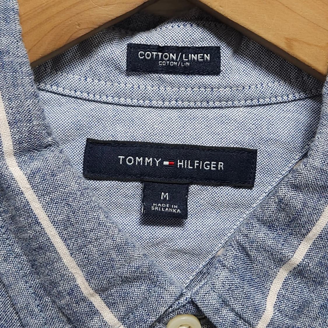 100)tommy 타미 반팔 셔츠 상품이미지3