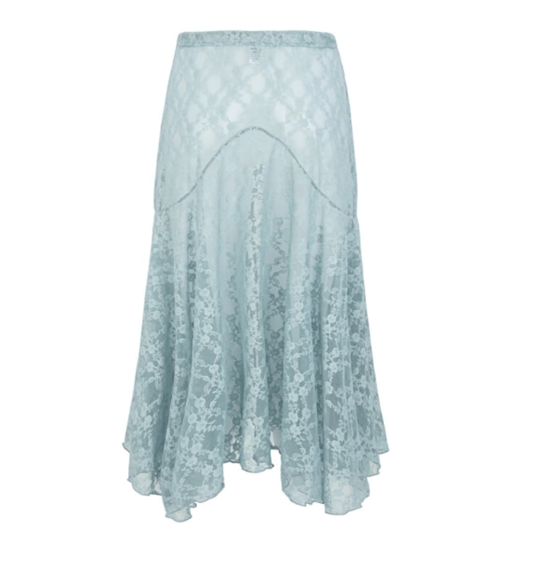 MINJIENA lace skirt bluegrey 상품이미지7