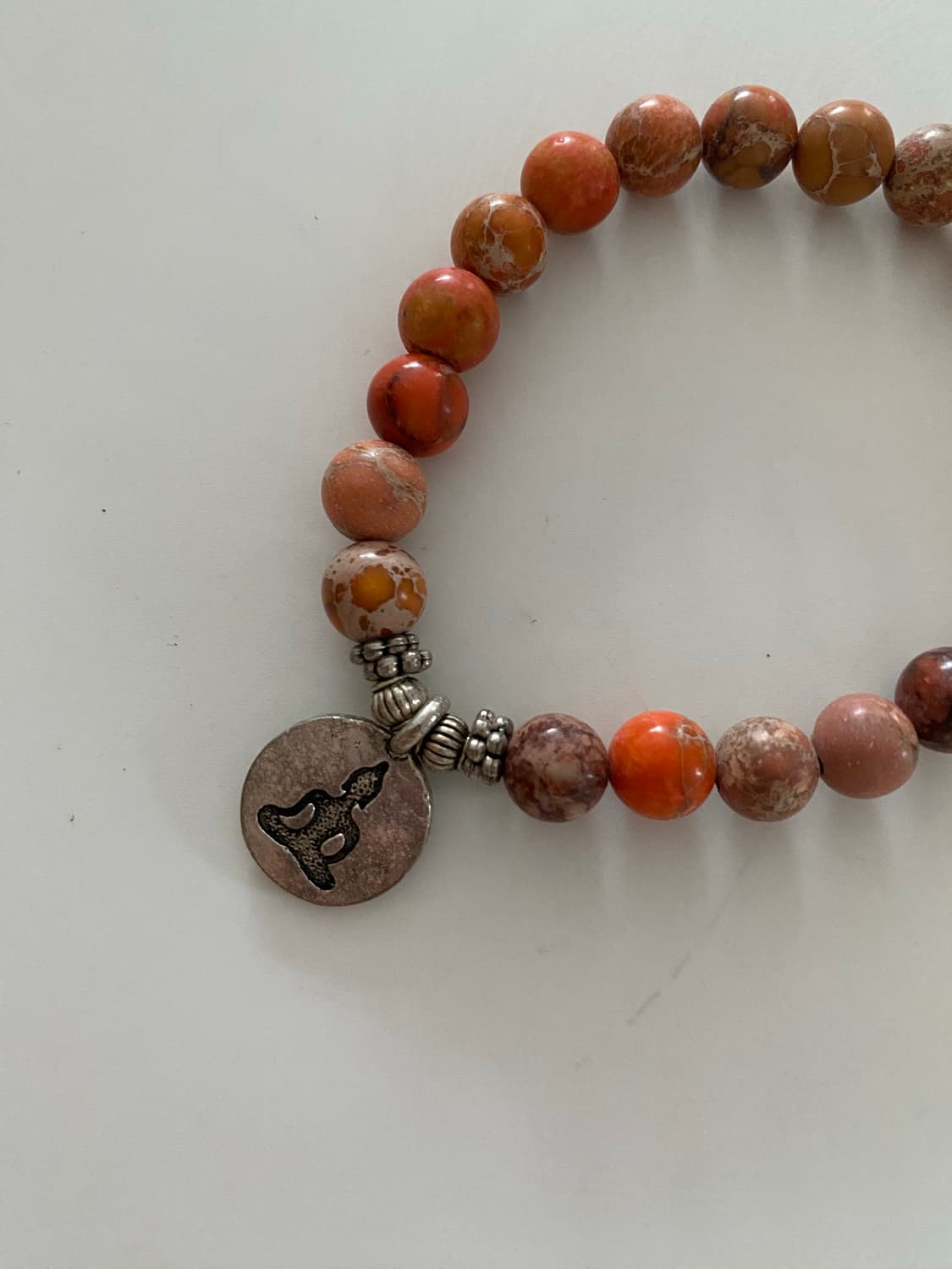 오렌지 원석 팔찌 요가 명상 상품이미지3