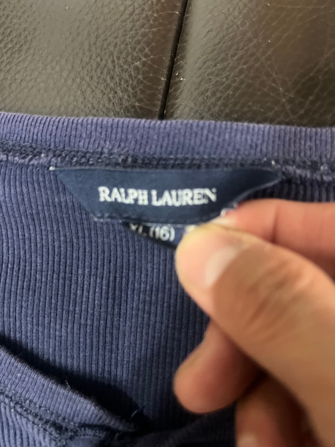 랄프로렌 빈티지 헨리넥 긴팔  상품이미지2