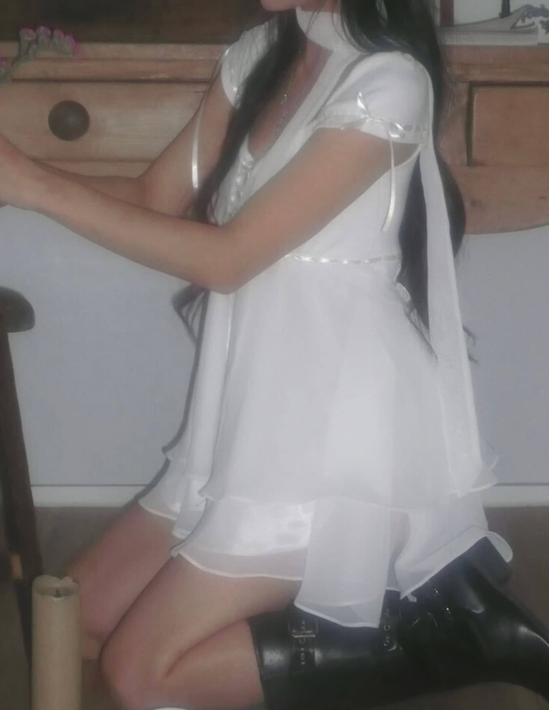 엔젤넘버555 스노우 엔젤 블라우스 상품이미지2