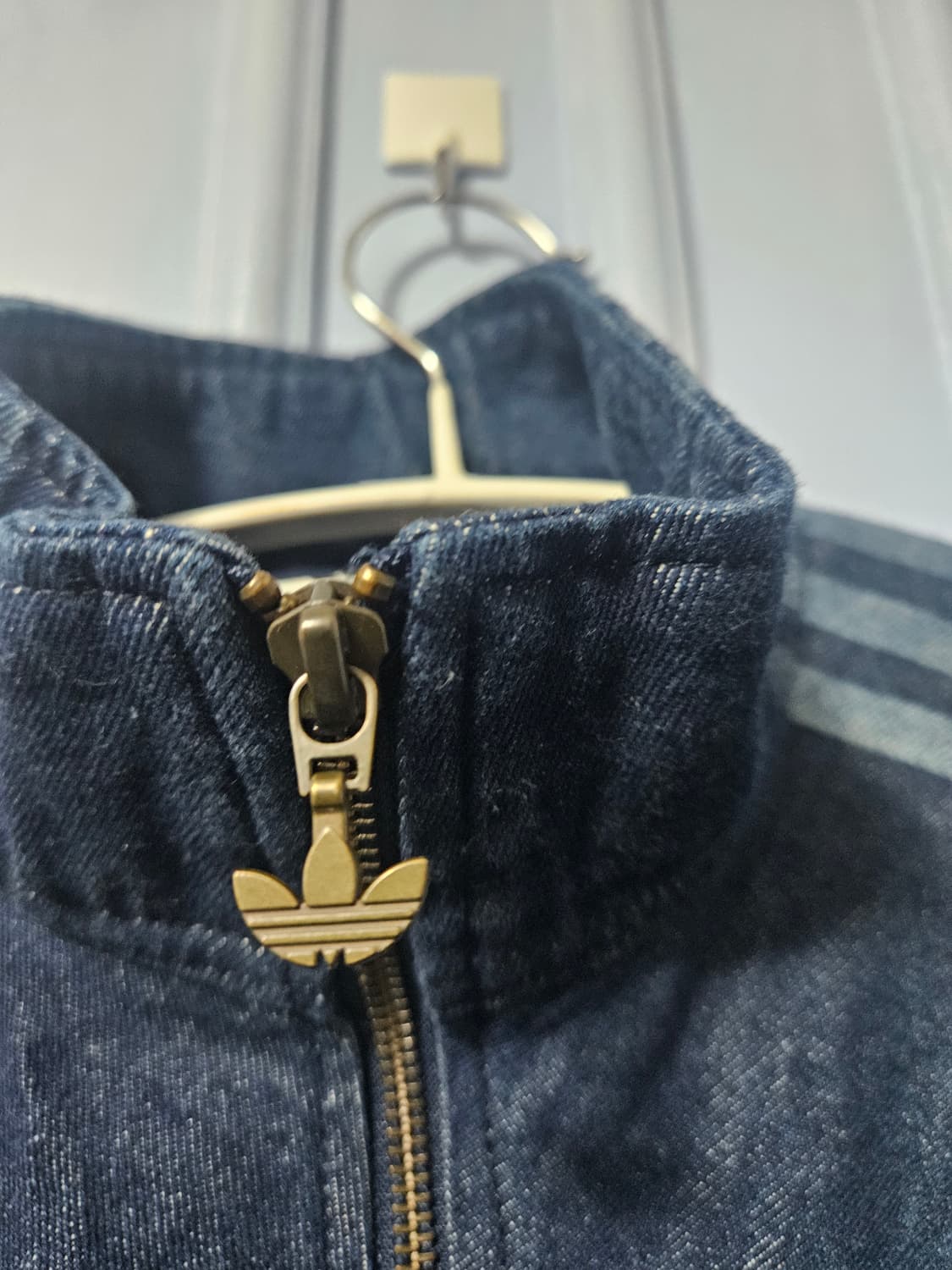 아디다스 데님 3선 트랙 자켓 상품이미지4