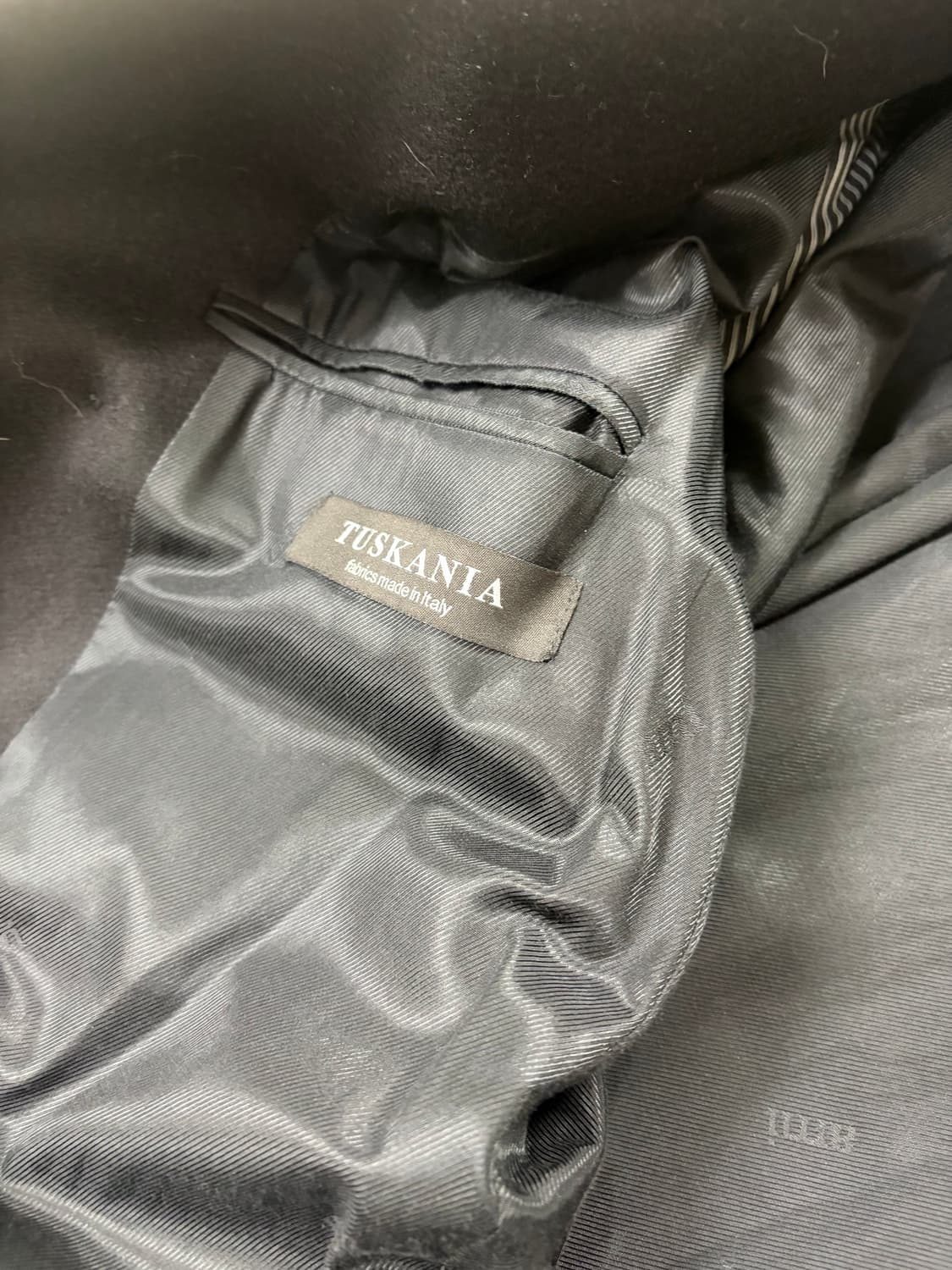 AMI 블랙 더블 코트 48사이즈 상품이미지8