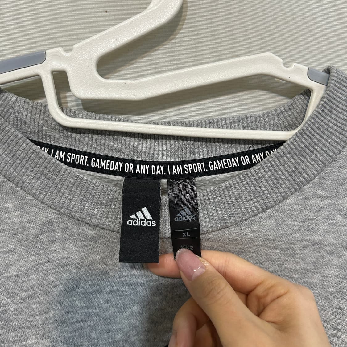 아디다스 남성 기모 맨투맨 105  상품이미지2