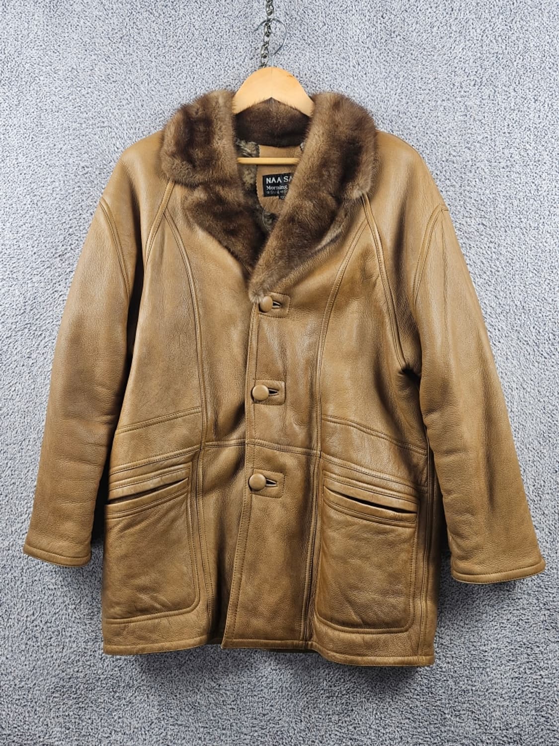 NAA SAN 양털 양가죽 무스탕 코트 ( 100 ) / 11015 상품이미지2