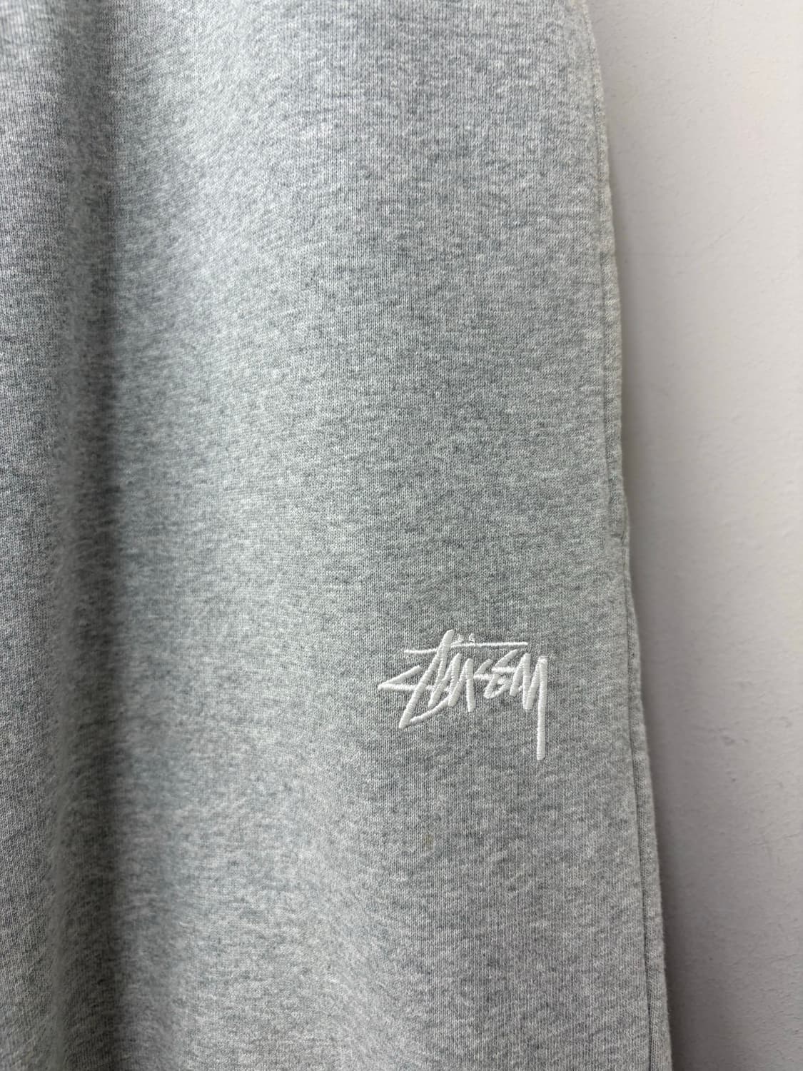 스투시 스탁 로고 그레이 스웨트 팬츠 A3470 상품이미지3