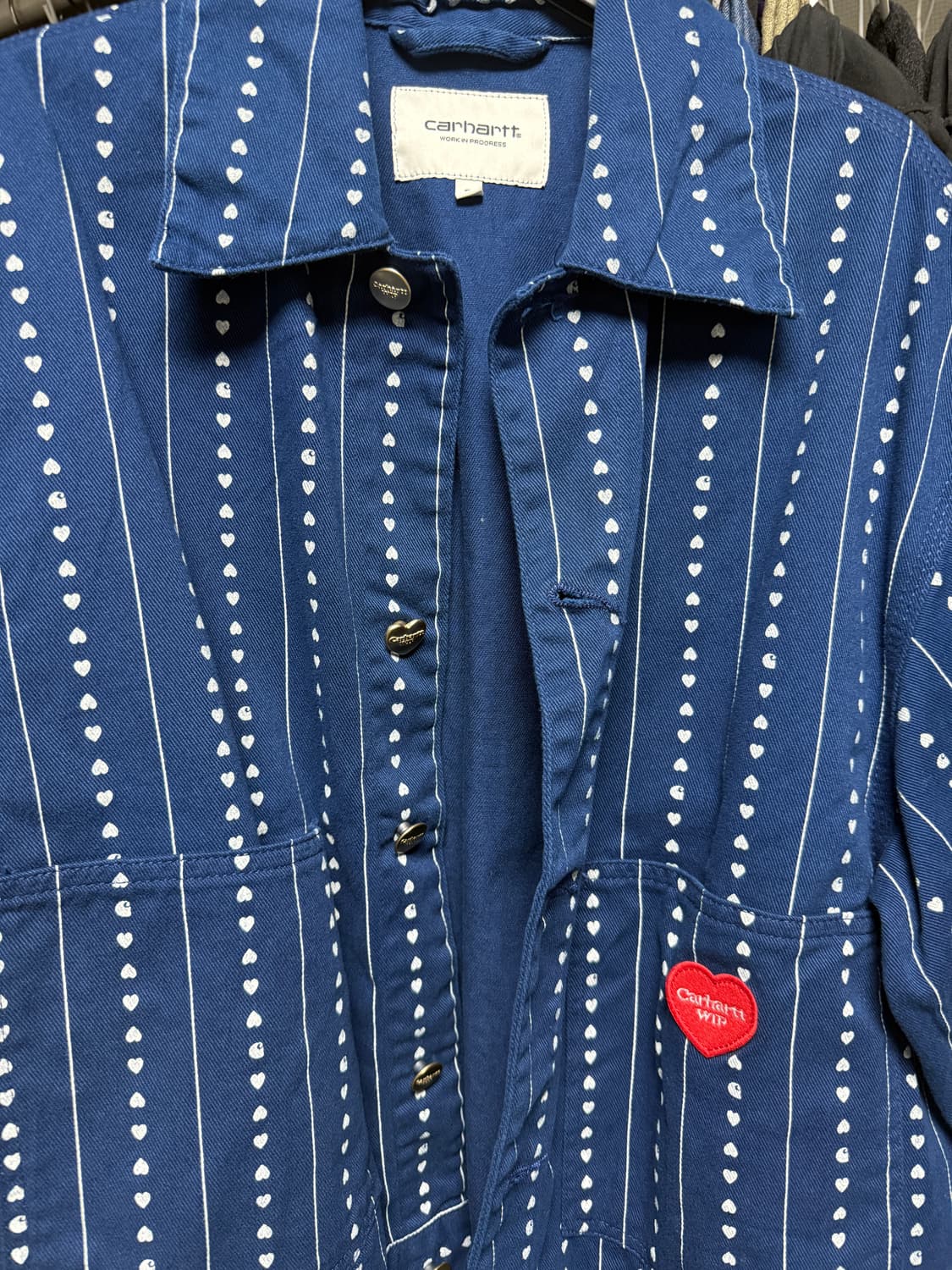 칼하트윕 드류 초어 자켓 인디고 블루 상품이미지2