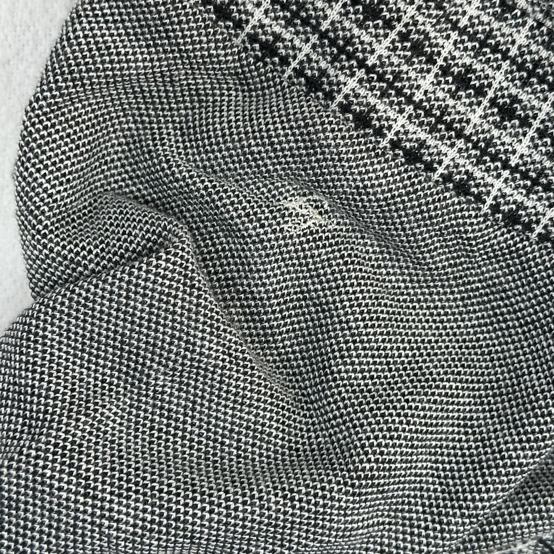  LATERRA 괴짜룩 아노락 반팔 티셔츠 체크 레이어드 락 펑크  상품이미지6