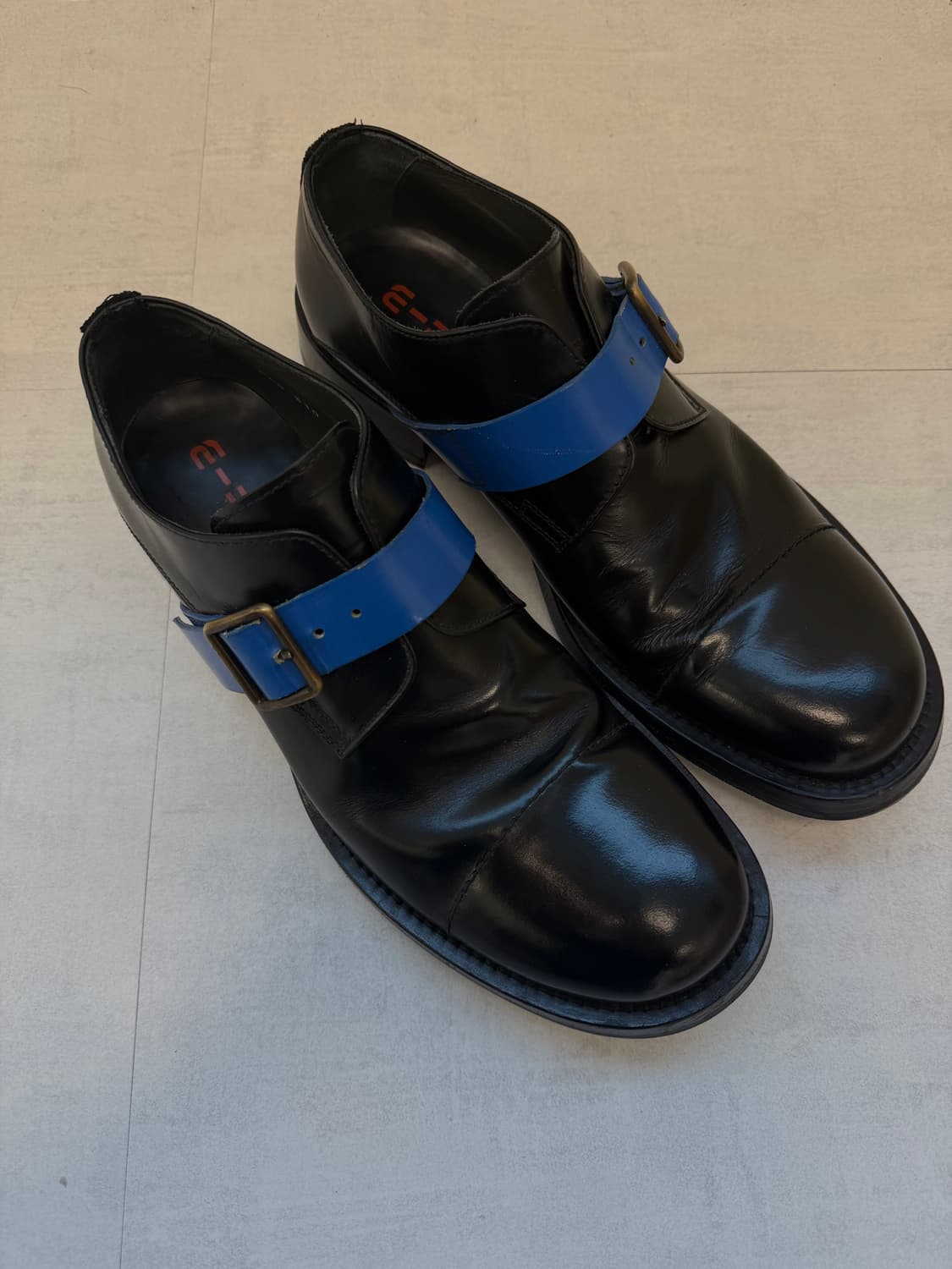 2000s 미우미우 벨크로 더비슈즈 상품이미지1