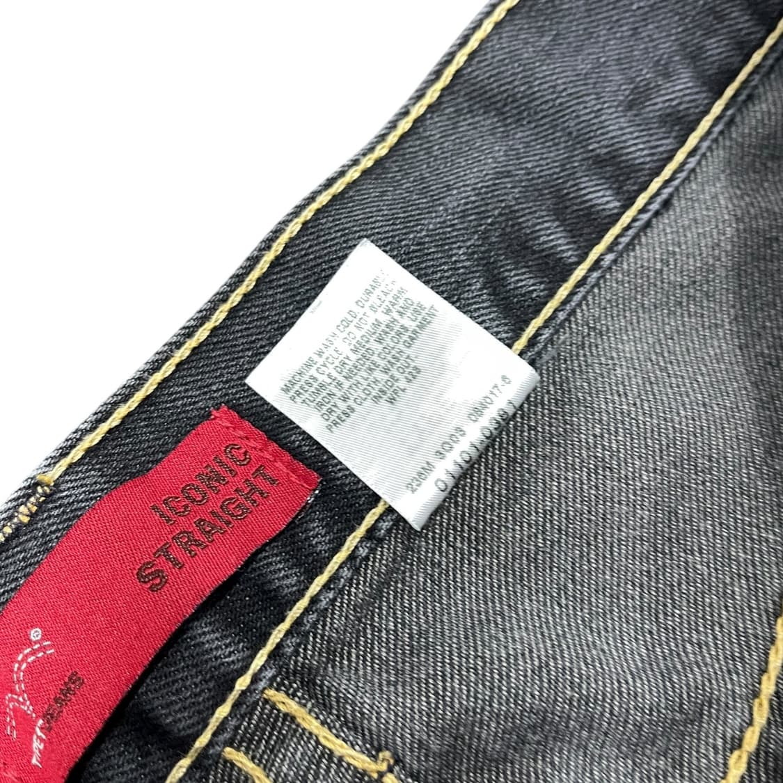 리바이스 type1 타입원 흑청 데님 상품이미지6