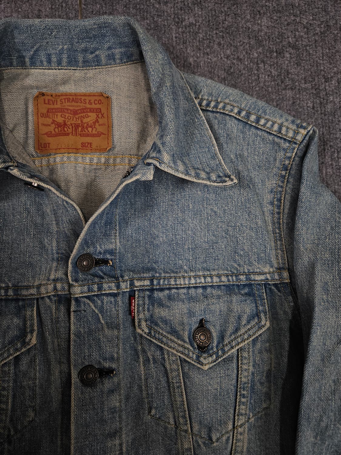 리바이스 71557 JPN 90s 3세대 데님 자켓 상품이미지3