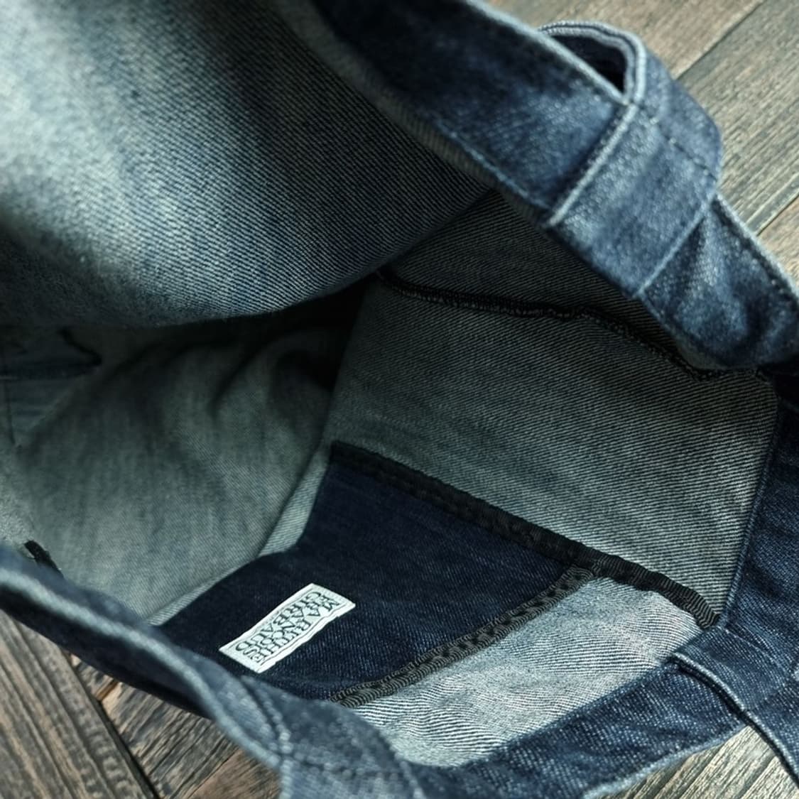 [마리떼프랑소와저버] 빅로고 프린팅 데님 에코백 토트백 M19778 상품이미지7