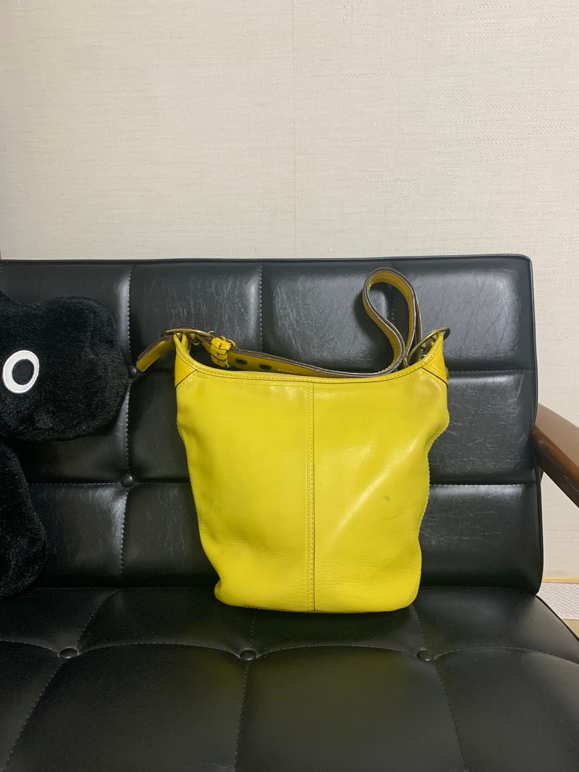 코치 블리커 버킷백 (Bleecker Bucket Bag 노랑) 상품이미지2