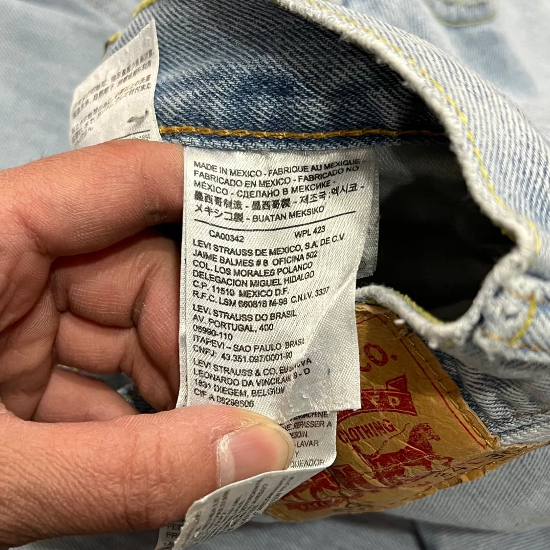  리바이스 505 데님팬츠 y15515 상품이미지6