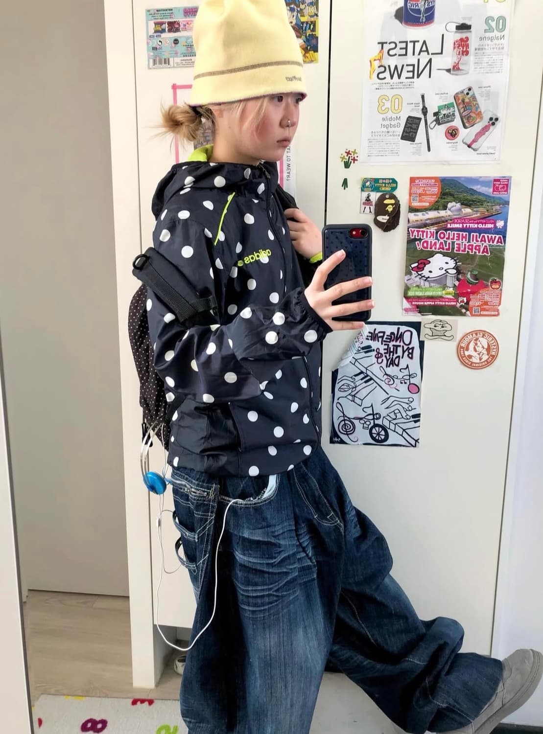 차일드매거진 도트 코디 세트 빈티지 아디다스 상품이미지1