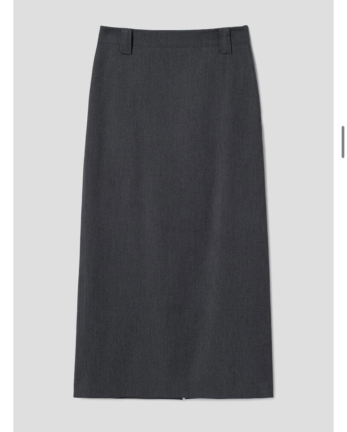 (새상품)디애퍼처 스커트 H Line Long Skirt - Ash 상품이미지3