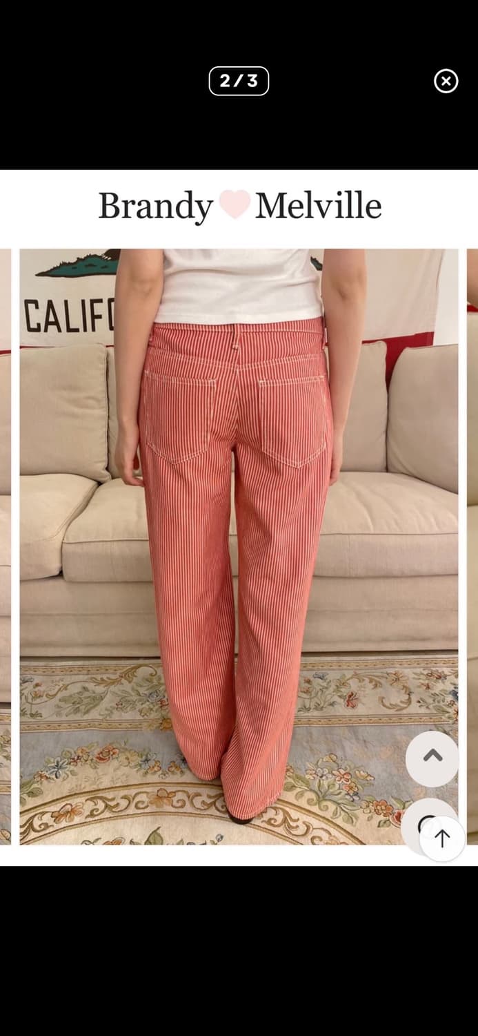 브렌드 멜빌 스트라이프 팬츠 상품이미지1