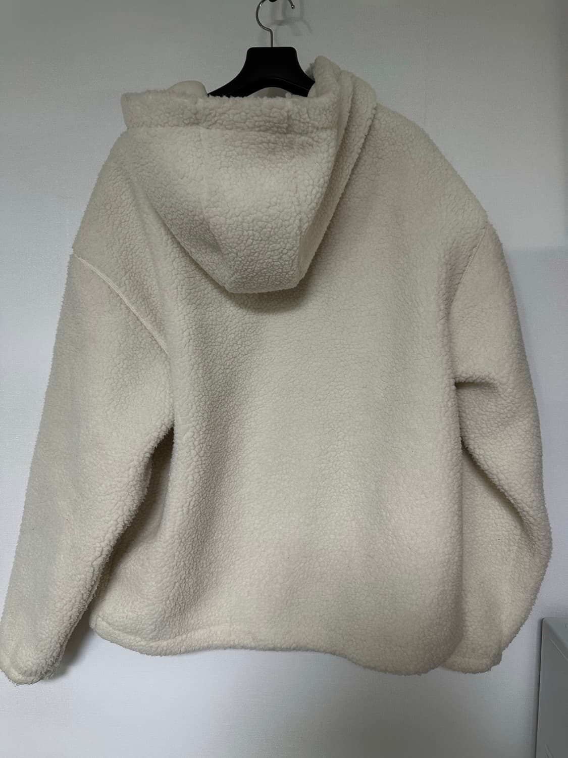 Code:graphy 뽀글이 후드집업 L 사이즈 아이보리 상품이미지2