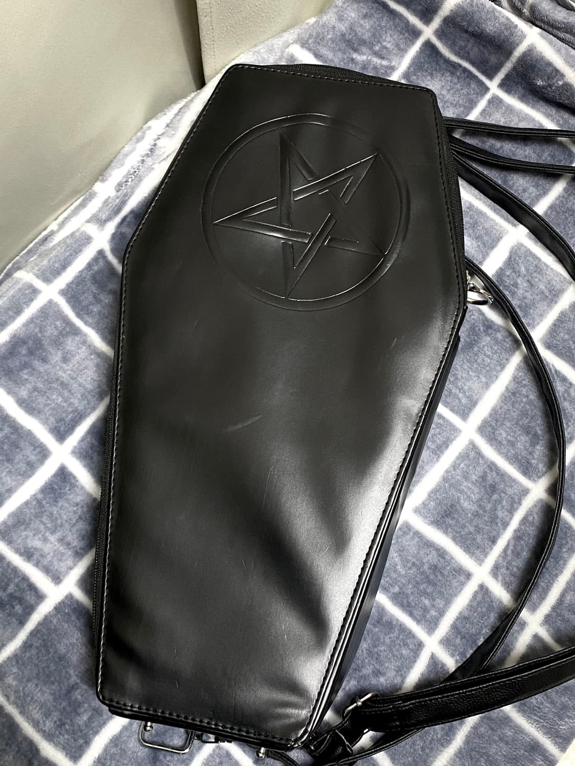 펜타그램 관짝 가방 고스펑크 펑크룩 락시크 킬스타 상품이미지1