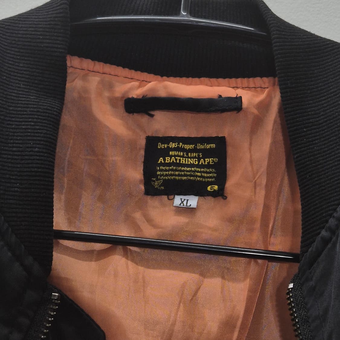 베이프 MA-1  타이거 샤크 XL사이즈 봄버자켓 상품이미지2
