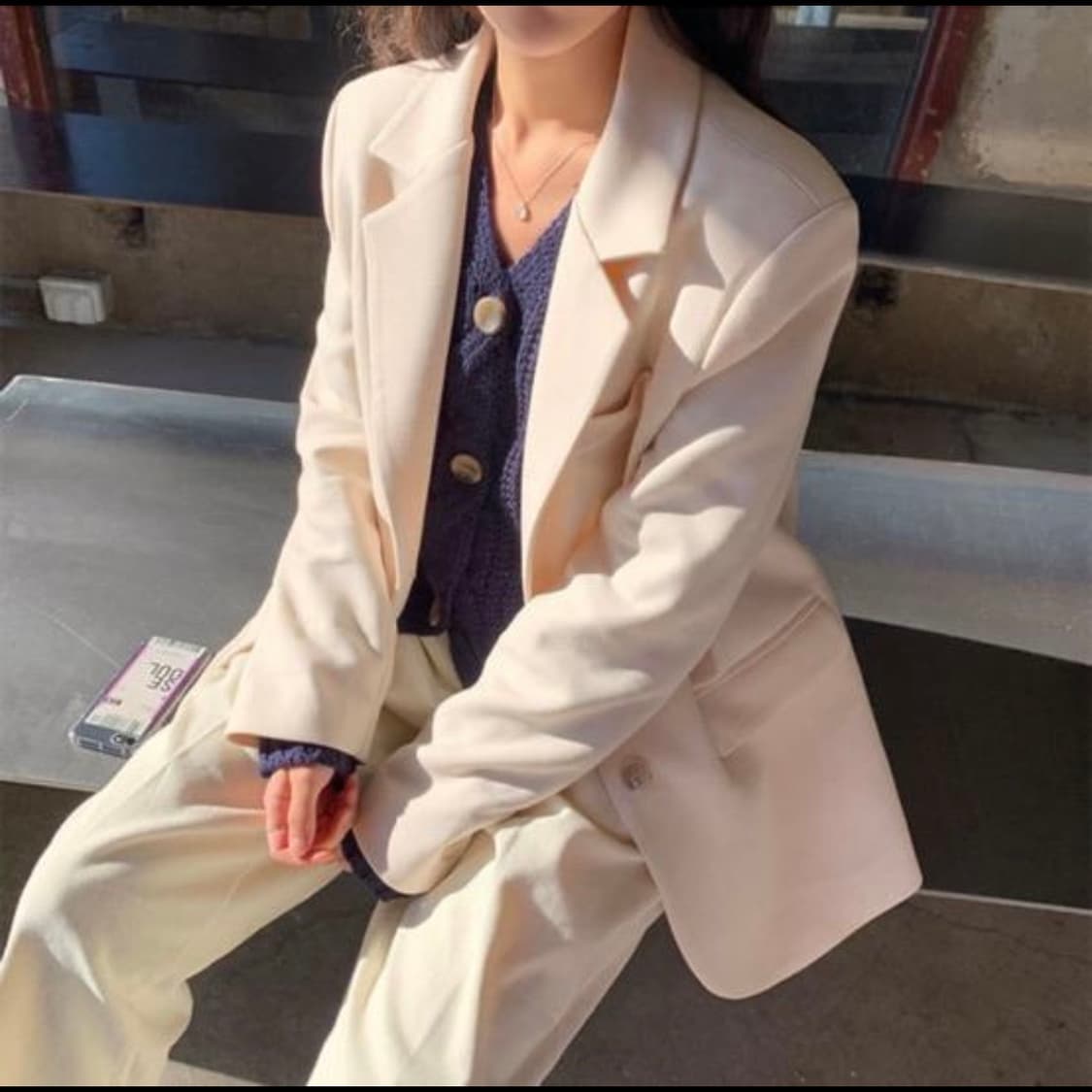릿킴 블레이저 자켓 (아이보리) (새상품) 상품이미지1