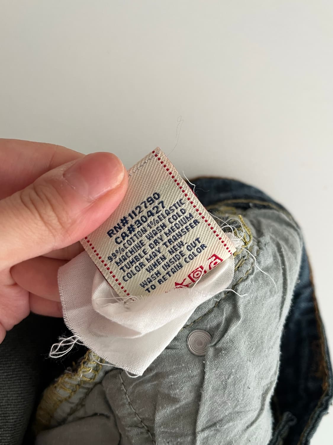 M) 새상품 트루릴리전 로우라이즈 부츠컷 데님 청바지 상품이미지6